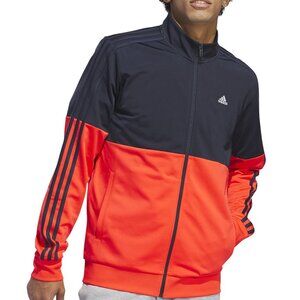 Adidas Men's Essentials Colorblocked Tricot Track Jacket